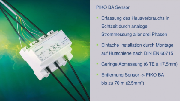 Kostal Pico BA Sensor für die dynamische Eigenverbrauchssteuerung