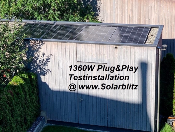 1500W (600W) Plug&Play Solaranlage legal!